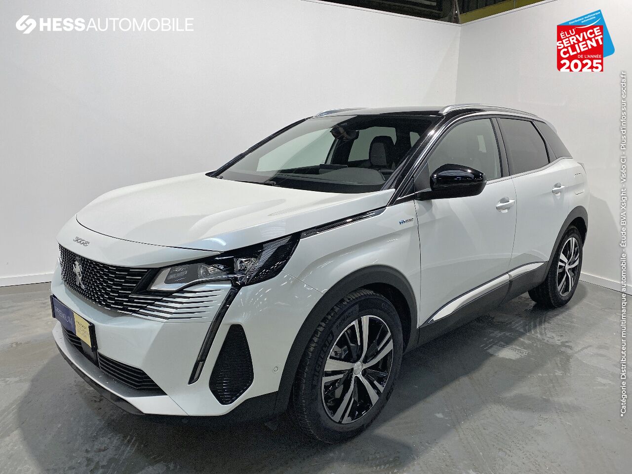 Véhicule d'occasion PEUGEOT 3008 HYBRID 225CH GT E-EAT8 LED GPS CAMERA RADAR AV/AR chez Peugeot Charleville