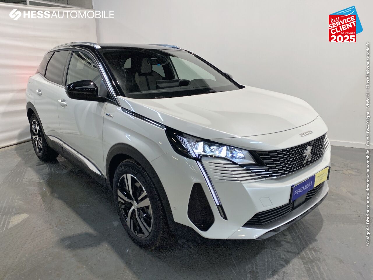 Véhicule d'occasion PEUGEOT 3008 HYBRID 225CH GT E-EAT8 LED GPS CAMERA RADAR AV/AR chez Peugeot Charleville