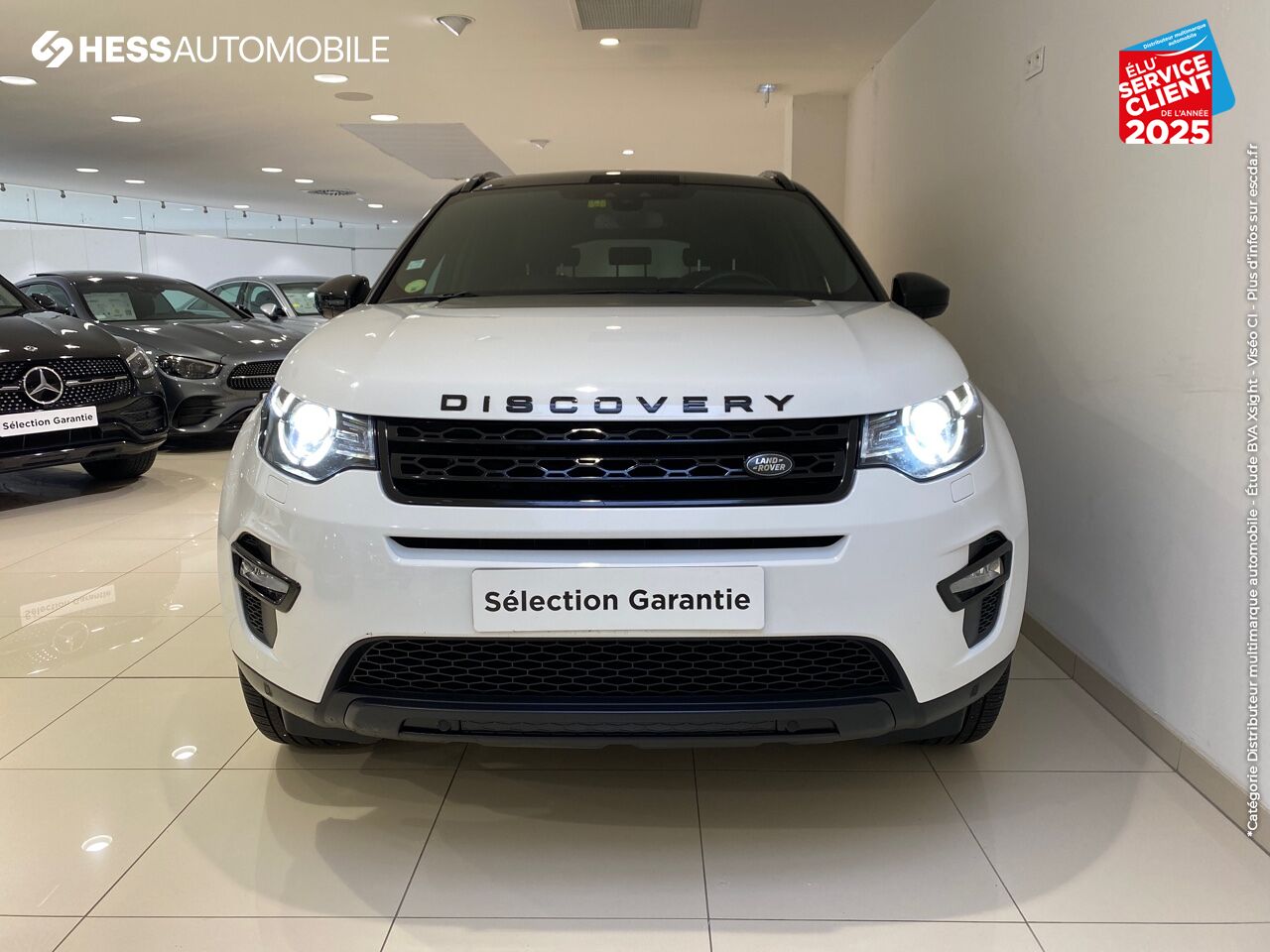 Véhicule d'occasion LAND-ROVER DISCOVERY SPORT 2.0 TD4 180CH AWD HSE LUXURY BVA MARK II TPANO GPS SIEGES CHAUF ATTELAGE chez Land Rover Strasbourg