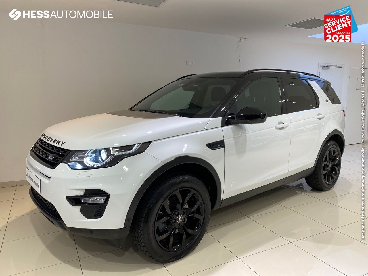 Véhicule d'occasion LAND-ROVER DISCOVERY SPORT 2.0 TD4 180CH AWD HSE LUXURY BVA MARK II TPANO GPS SIEGES CHAUF ATTELAGE chez Land Rover Strasbourg
