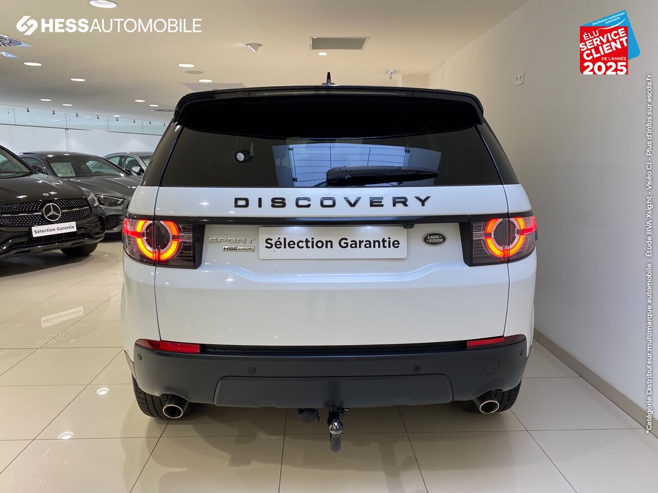 Véhicule d'occasion LAND-ROVER DISCOVERY SPORT 2.0 TD4 180CH AWD HSE LUXURY BVA MARK II TPANO GPS SIEGES CHAUF ATTELAGE chez Land Rover Strasbourg