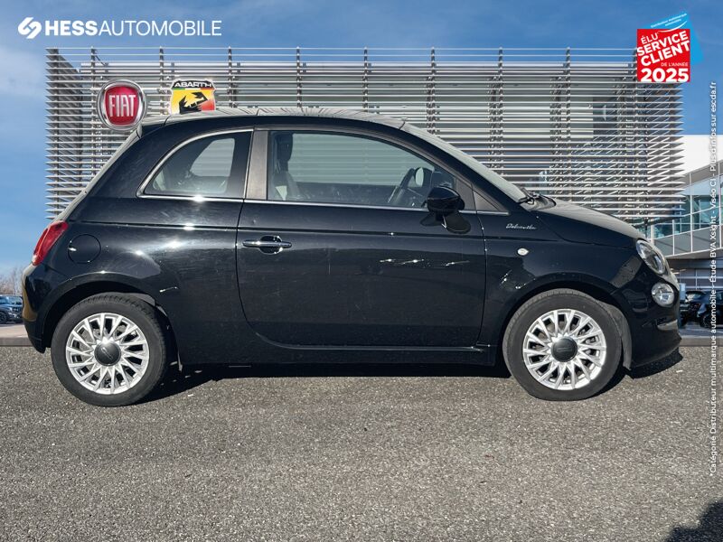 Véhicule d'occasion FIAT 500 1.0 70CH BSG S/S DOLCEVITA CAR PLAY RADAR AR chez Fiat Huningue