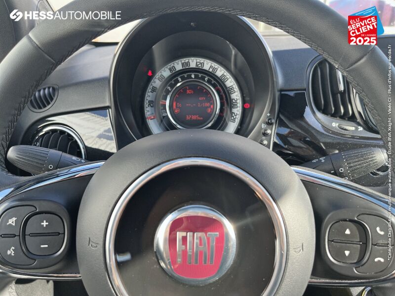 Véhicule d'occasion FIAT 500 1.0 70CH BSG S/S DOLCEVITA CAR PLAY RADAR AR chez Fiat Huningue