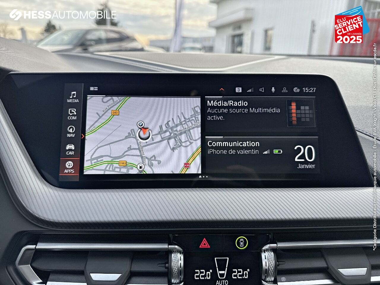 Véhicule d'occasion BMW SERIE 1 118DA 150CH M SPORT TOUVRANT GPS CAMERA H/KARDON chez BMW Belfort