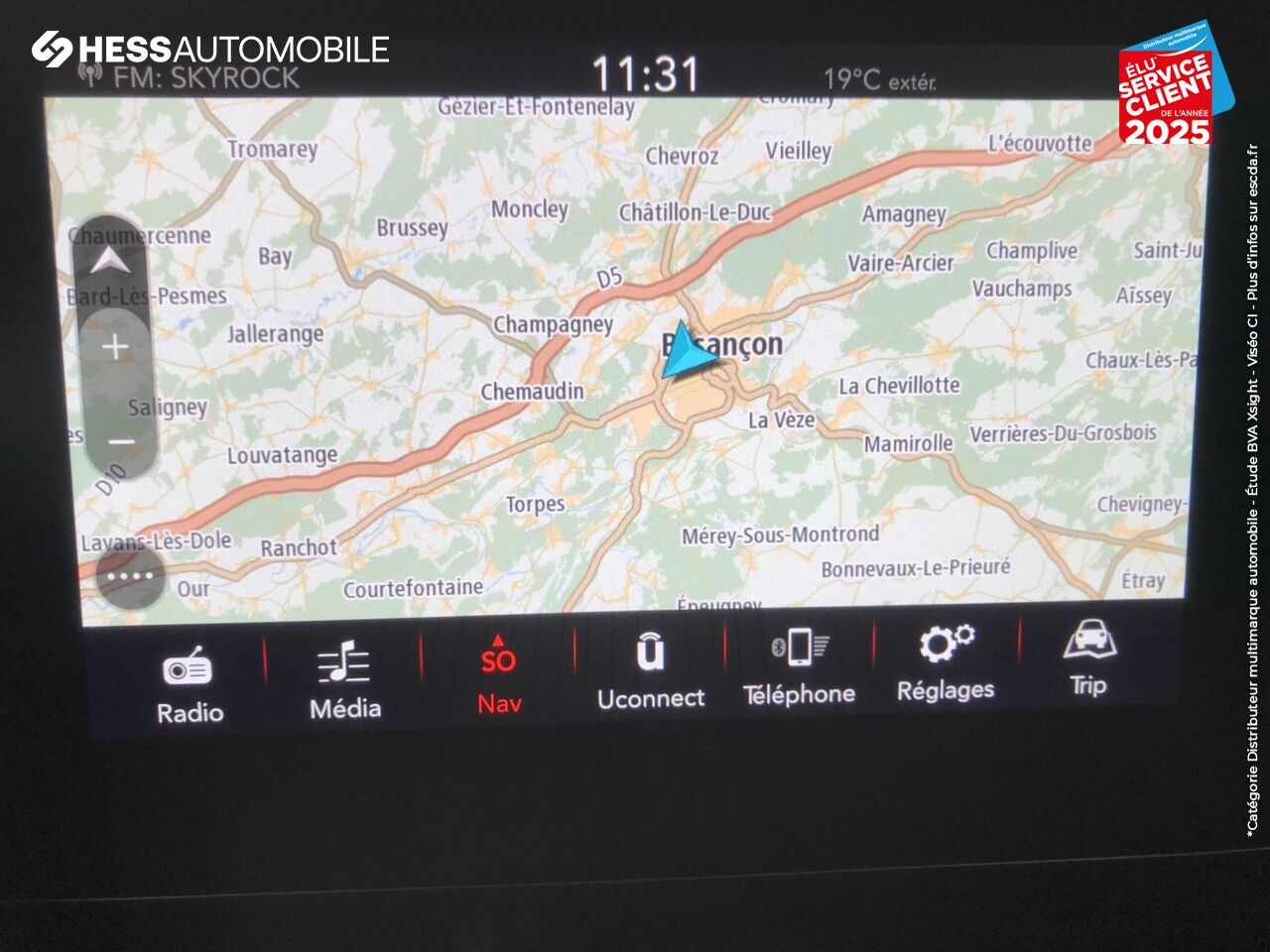 Véhicule d'occasion FIAT TIPO SW 1.6 MULTIJET 120CH LOUNGE S/S DCT GPS CAMERA chez Fiat Besançon