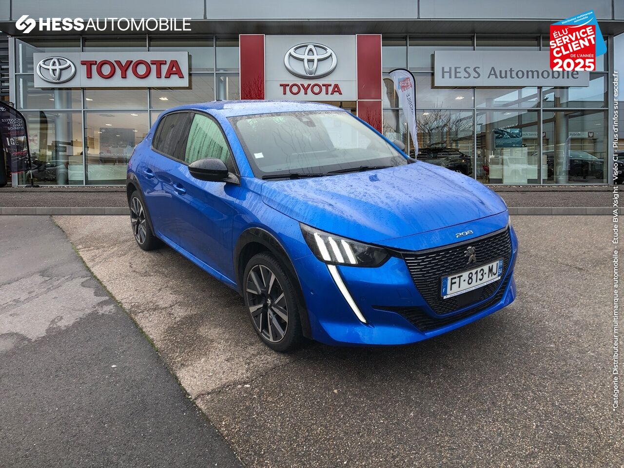 Véhicule d'occasion PEUGEOT 208 1.2 PURETECH 130CH S/S GT LINE EAT8 SIEGES CHAUF GPS CAMERA chez Renault Colmar