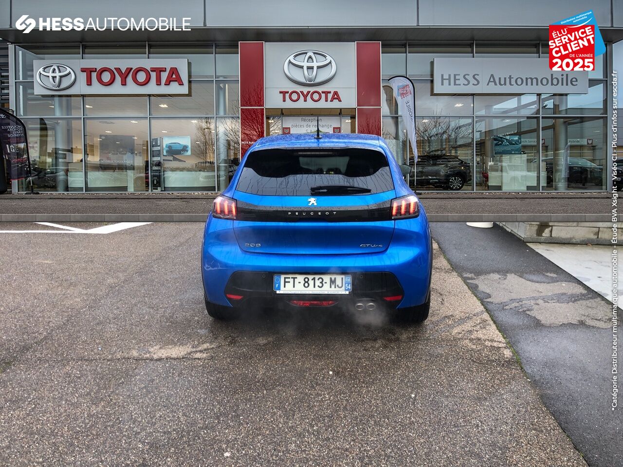 Véhicule d'occasion PEUGEOT 208 1.2 PURETECH 130CH S/S GT LINE EAT8 SIEGES CHAUF GPS CAMERA chez Renault Colmar