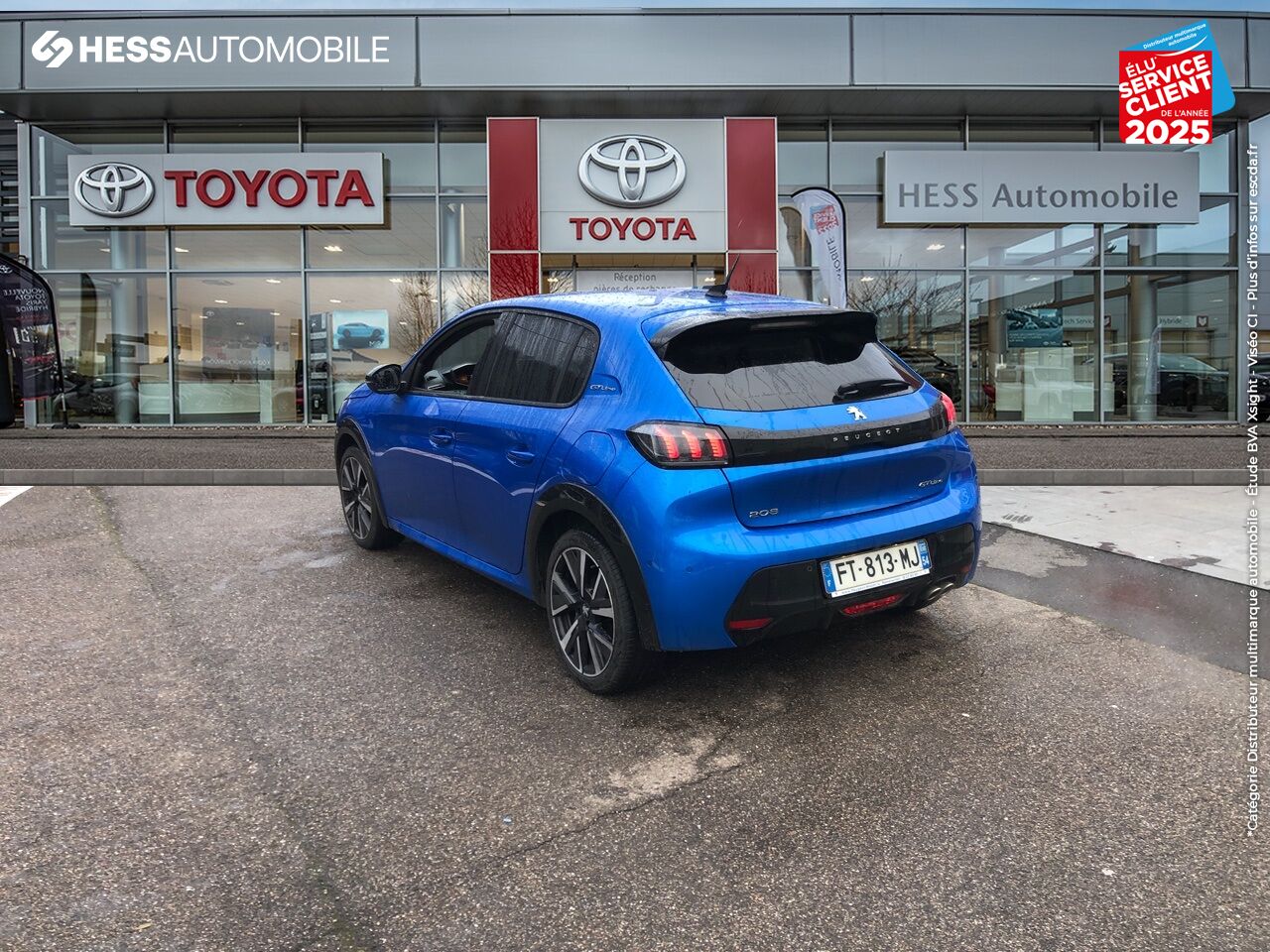 Véhicule d'occasion PEUGEOT 208 1.2 PURETECH 130CH S/S GT LINE EAT8 SIEGES CHAUF GPS CAMERA chez Renault Colmar