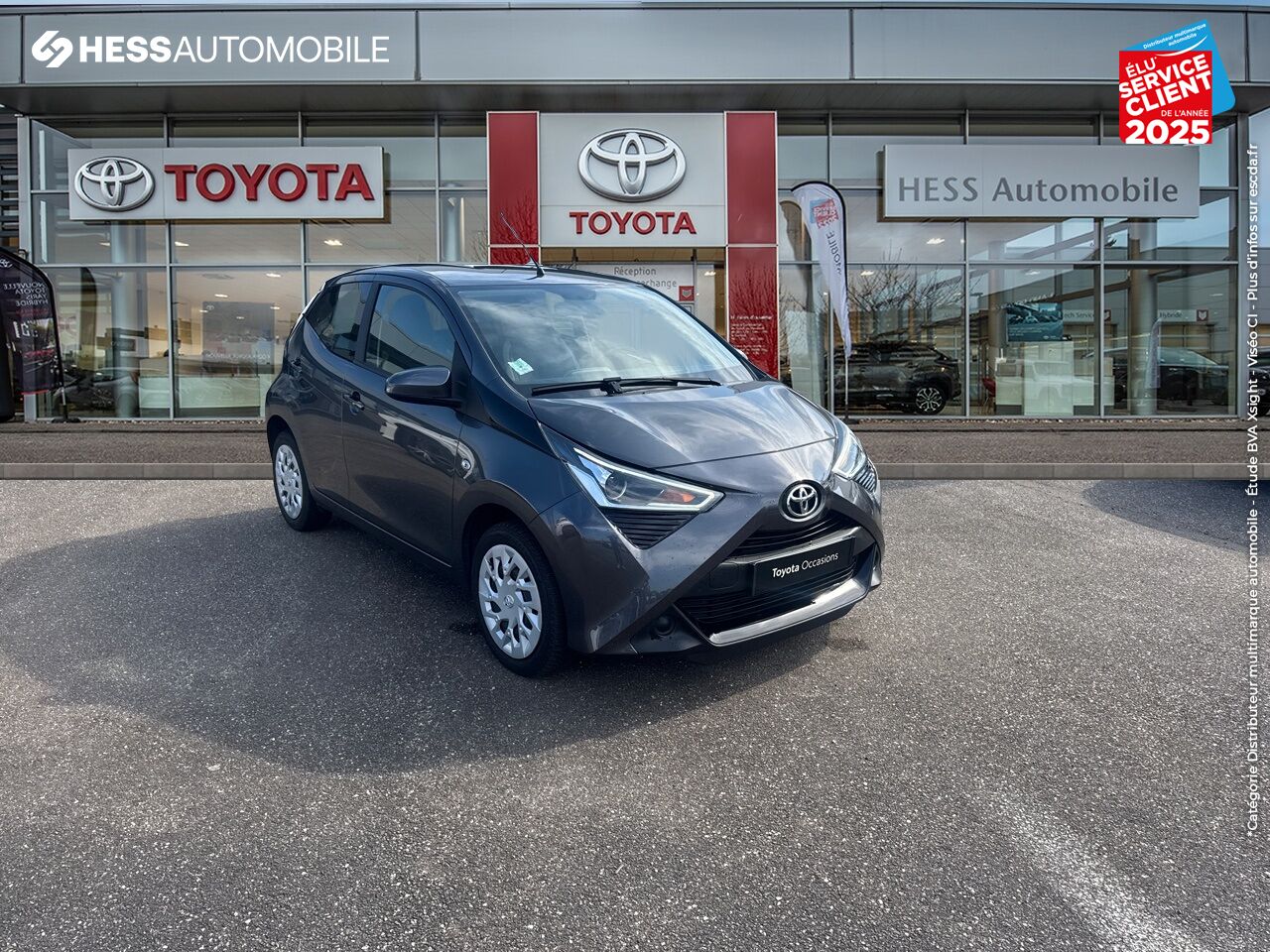 Véhicule d'occasion TOYOTA AYGO 1.0 VVT-I 72CH X-PLAY 5P MY21 chez Renault Colmar