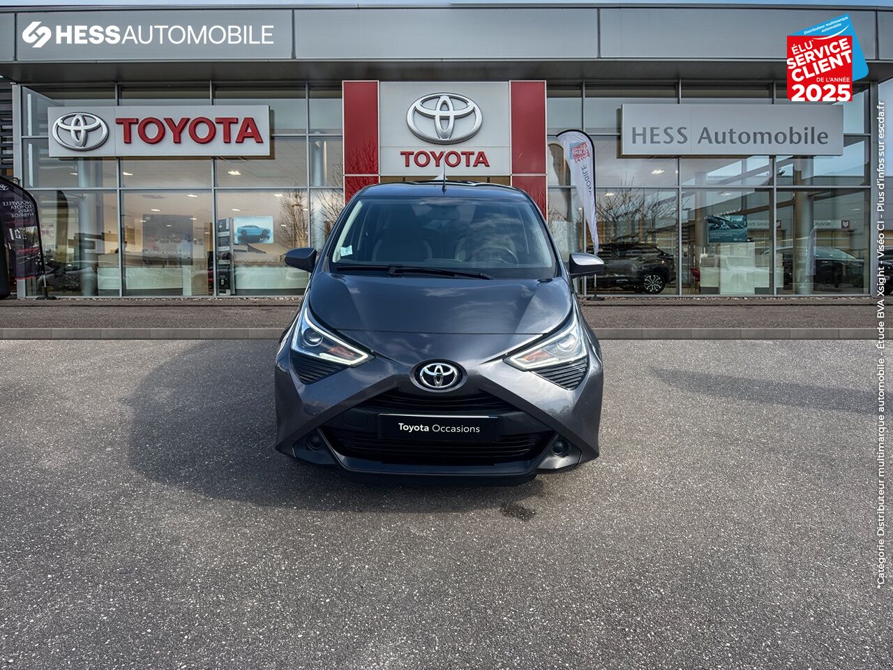 Véhicule d'occasion TOYOTA AYGO 1.0 VVT-I 72CH X-PLAY 5P MY21 chez Renault Colmar