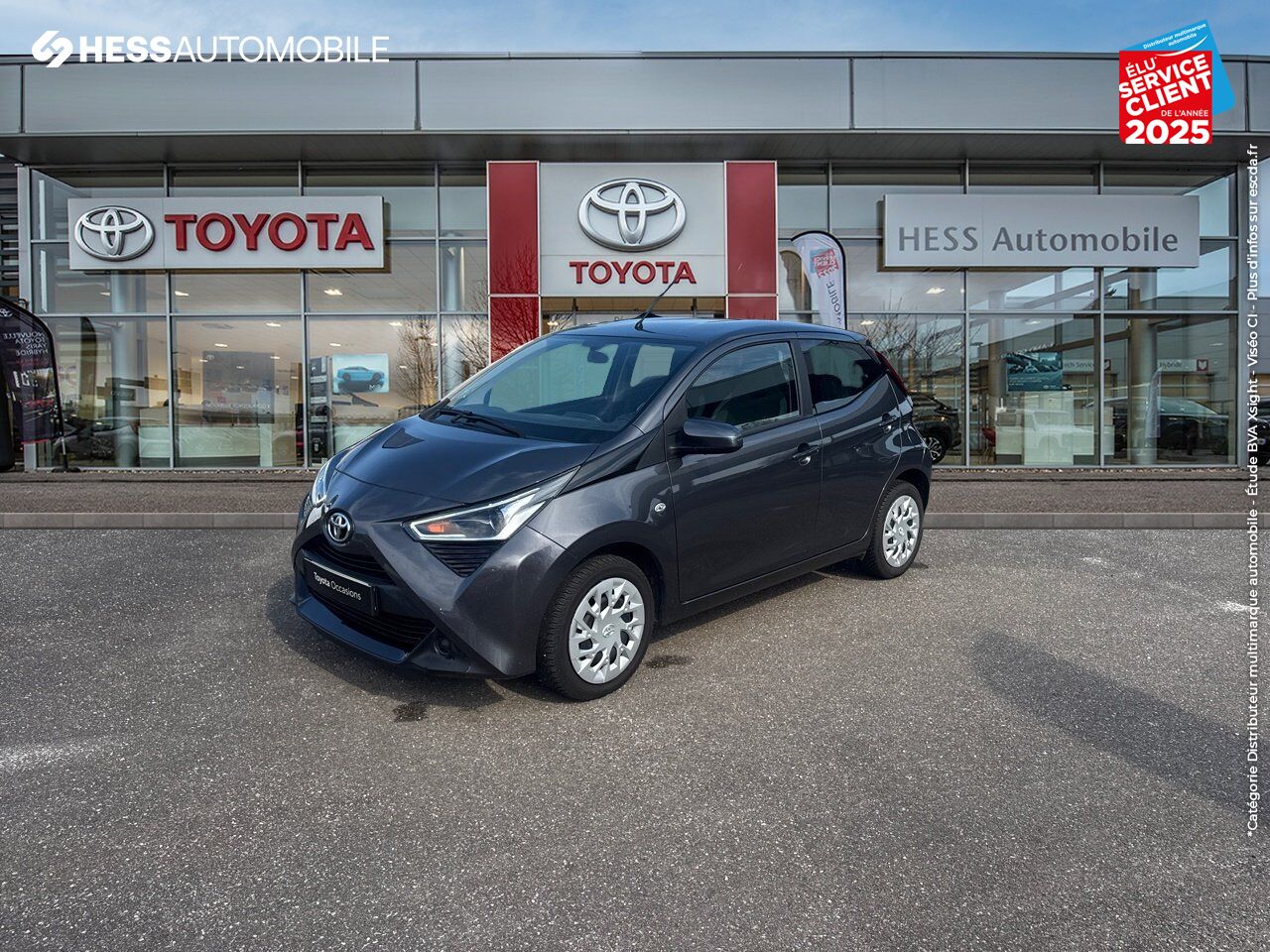Véhicule d'occasion TOYOTA AYGO 1.0 VVT-I 72CH X-PLAY 5P MY21 chez Renault Colmar