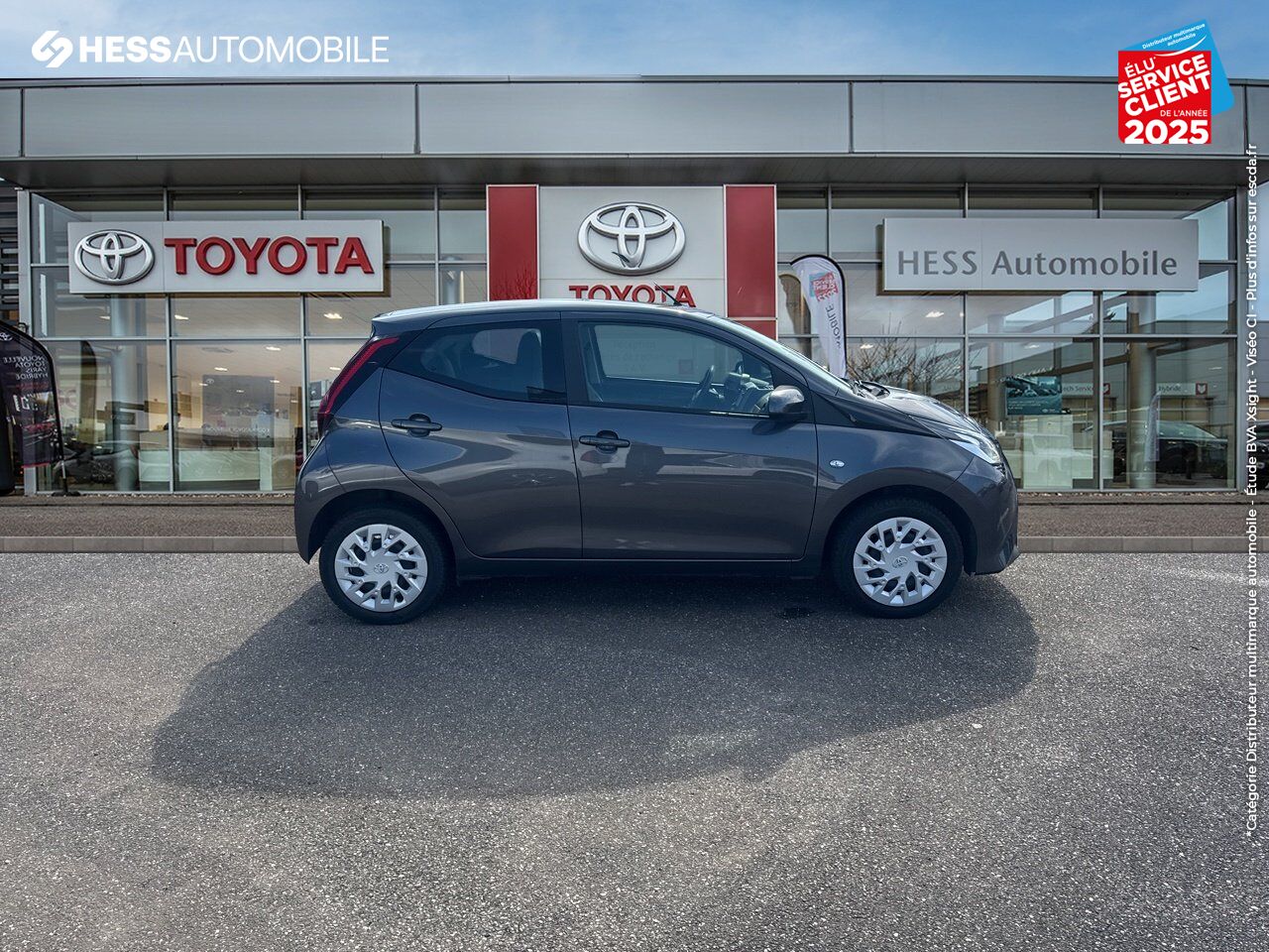 Véhicule d'occasion TOYOTA AYGO 1.0 VVT-I 72CH X-PLAY 5P MY21 chez Renault Colmar