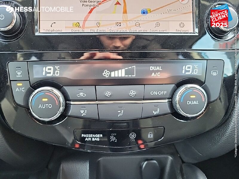 Véhicule d'occasion NISSAN QASHQAI 1.5 DCI 115CH N-CONNECTA DCT 2019 EURO6-EVAP TPANO GPS CAM360 CAR PLAY chez Nissan Beaune