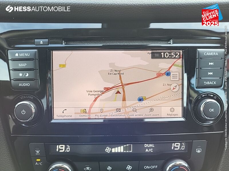 Véhicule d'occasion NISSAN QASHQAI 1.5 DCI 115CH N-CONNECTA DCT 2019 EURO6-EVAP TPANO GPS CAM360 CAR PLAY chez Nissan Beaune