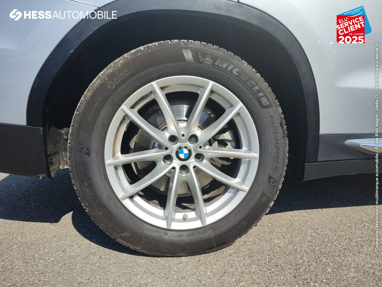 Véhicule d'occasion BMW X3 XDRIVE30IA 252CH LUXURY EURO6D-T chez BMW Besançon