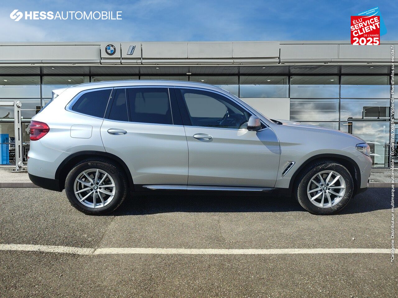 Véhicule d'occasion BMW X3 XDRIVE30IA 252CH LUXURY EURO6D-T chez BMW Besançon