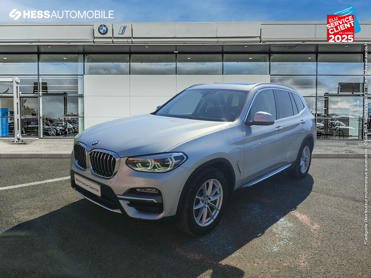 Véhicule d'occasion BMW X3 XDRIVE30IA 252CH LUXURY EURO6D-T chez BMW Besançon
