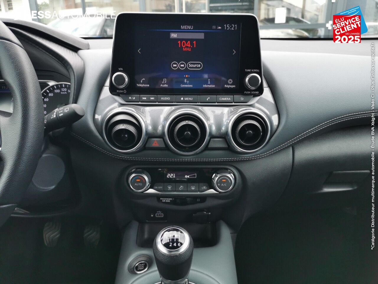 Véhicule d'occasion NISSAN JUKE 1.0 DIG-T 114CH N-CONNECTA 2021.5 CAMERA chez Nissan Thionville