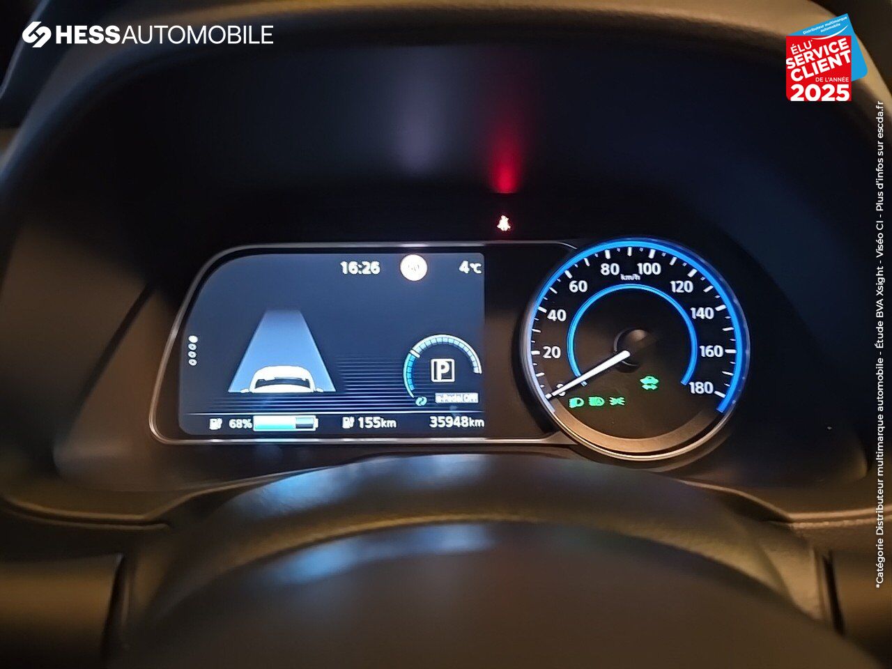 Véhicule d'occasion NISSAN LEAF 150CH 40KWH TEKNA 22 SIEGES CHAUF/CUIR GPS CAMERA BOSE chez Nissan Besançon