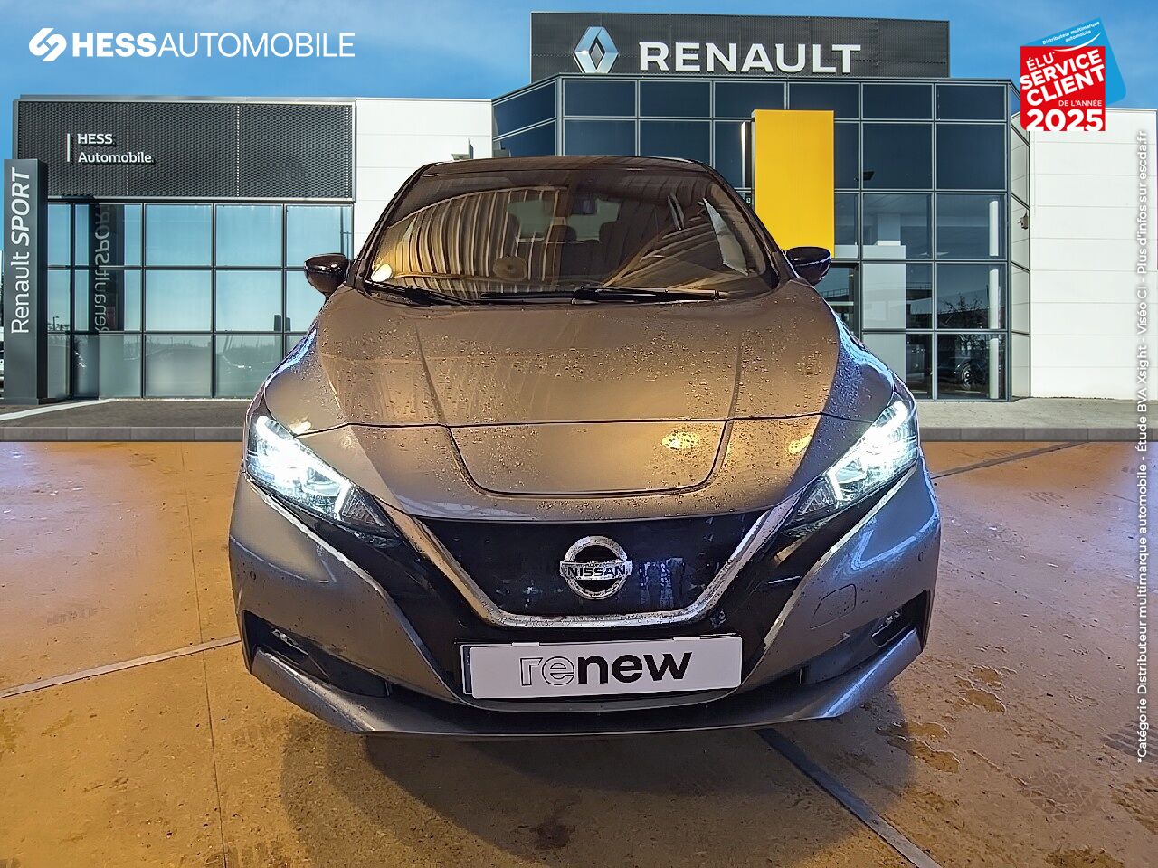 Véhicule d'occasion NISSAN LEAF 150CH 40KWH TEKNA 22 SIEGES CHAUF/CUIR GPS CAMERA BOSE chez Nissan Besançon