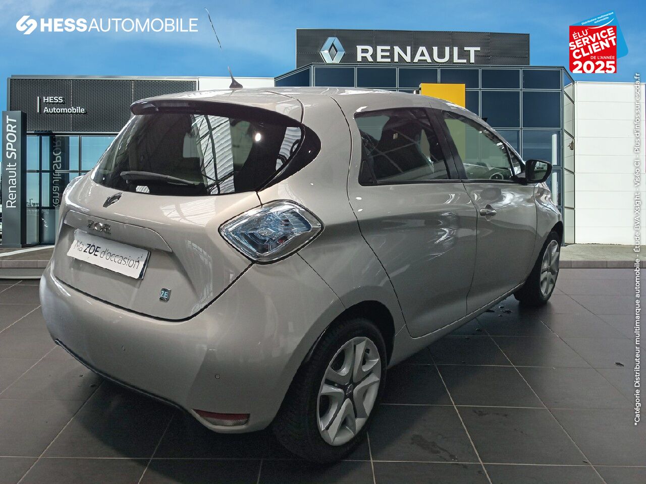 Véhicule d'occasion RENAULT ZOE ZEN CHARGE NORMALE TYPE 2 GPS chez Renault Montbéliard