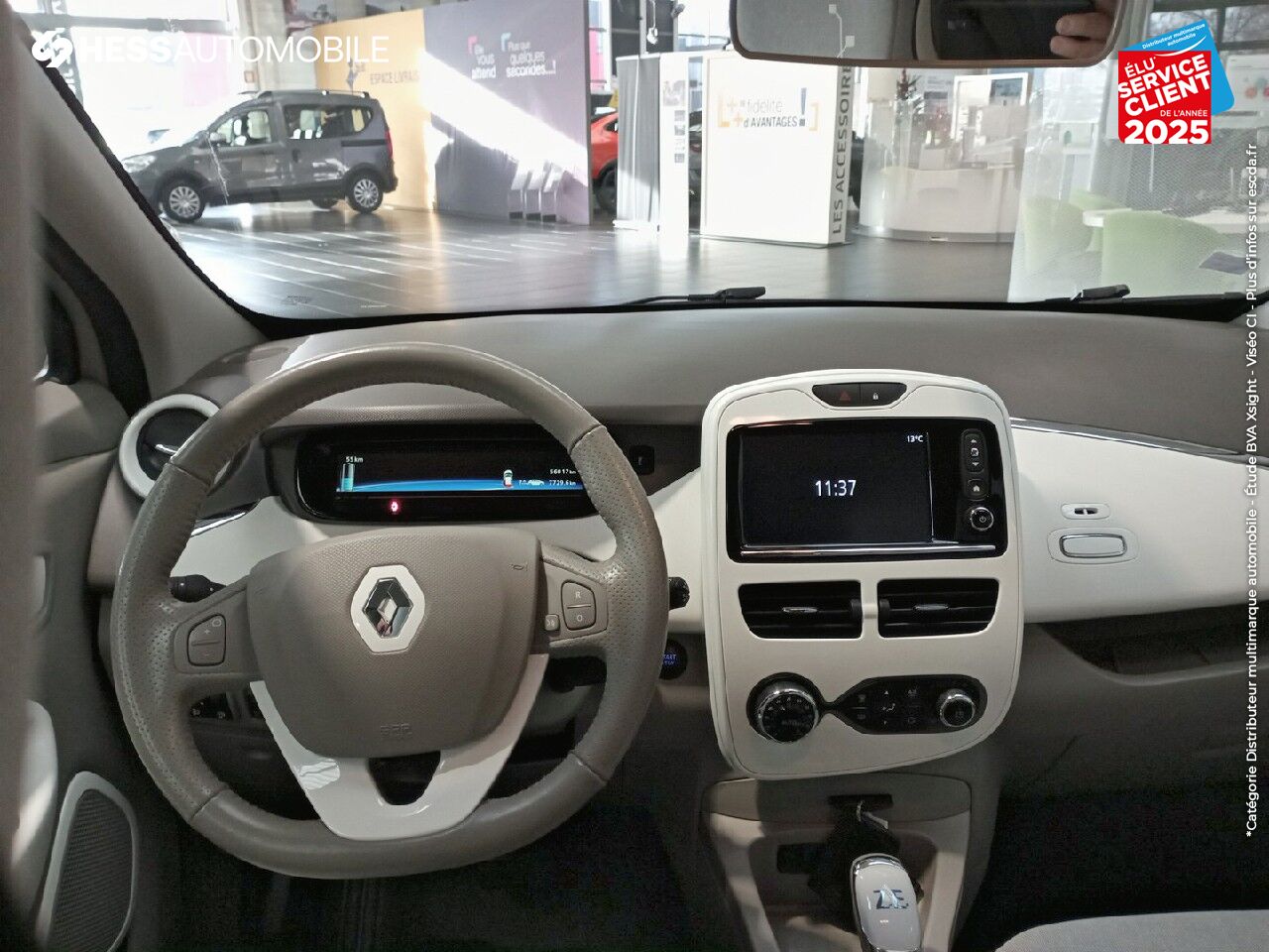 Véhicule d'occasion RENAULT ZOE ZEN CHARGE NORMALE TYPE 2 GPS chez Renault Montbéliard