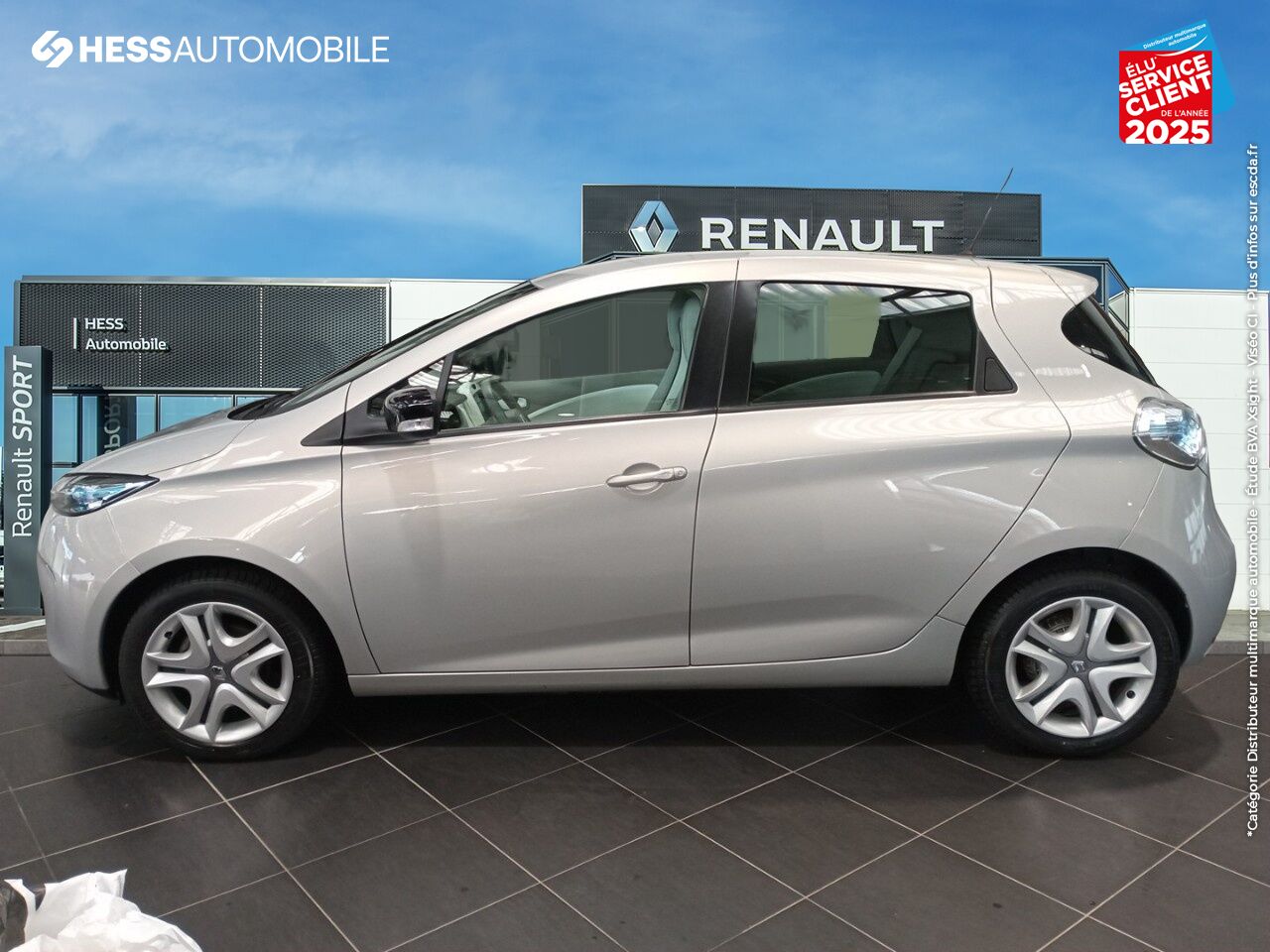 Véhicule d'occasion RENAULT ZOE ZEN CHARGE NORMALE TYPE 2 GPS chez Renault Montbéliard