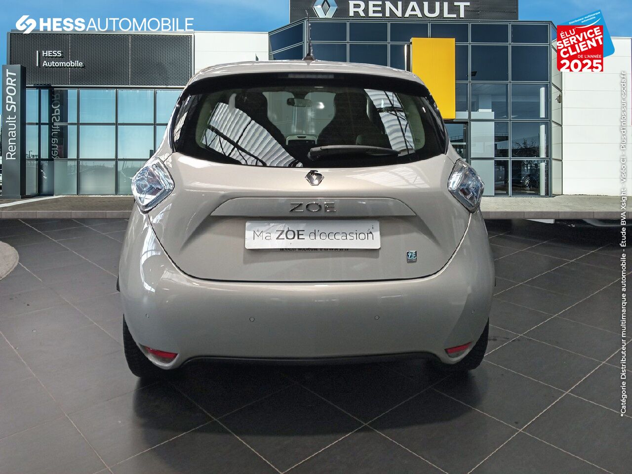 Véhicule d'occasion RENAULT ZOE ZEN CHARGE NORMALE TYPE 2 GPS chez Renault Montbéliard