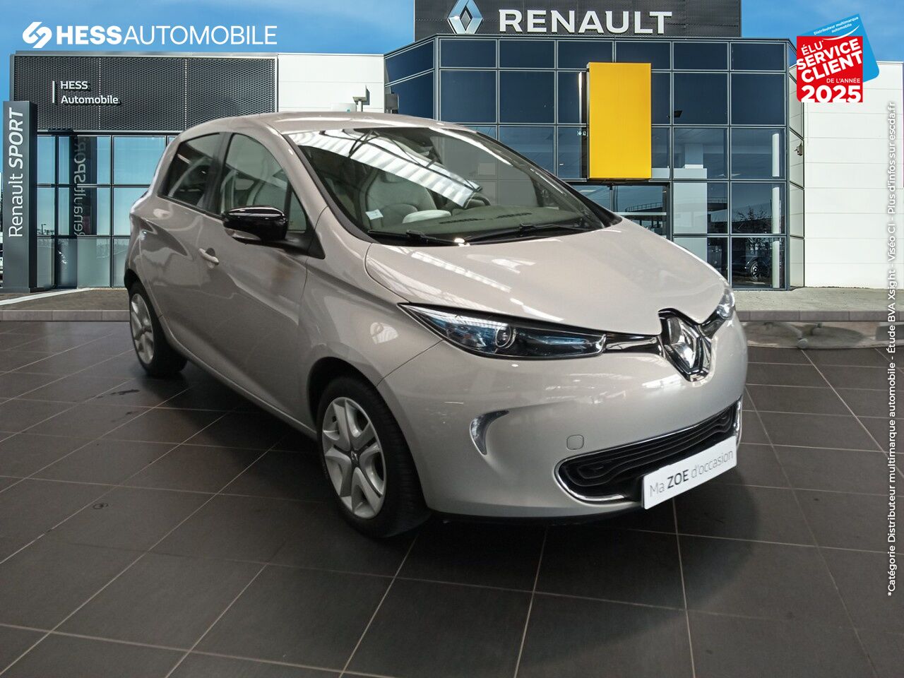 Véhicule d'occasion RENAULT ZOE ZEN CHARGE NORMALE TYPE 2 GPS chez Renault Montbéliard