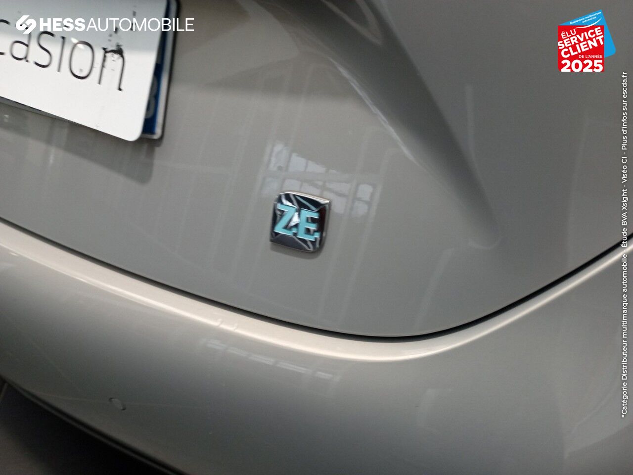 Véhicule d'occasion RENAULT ZOE ZEN CHARGE NORMALE TYPE 2 GPS chez Renault Montbéliard
