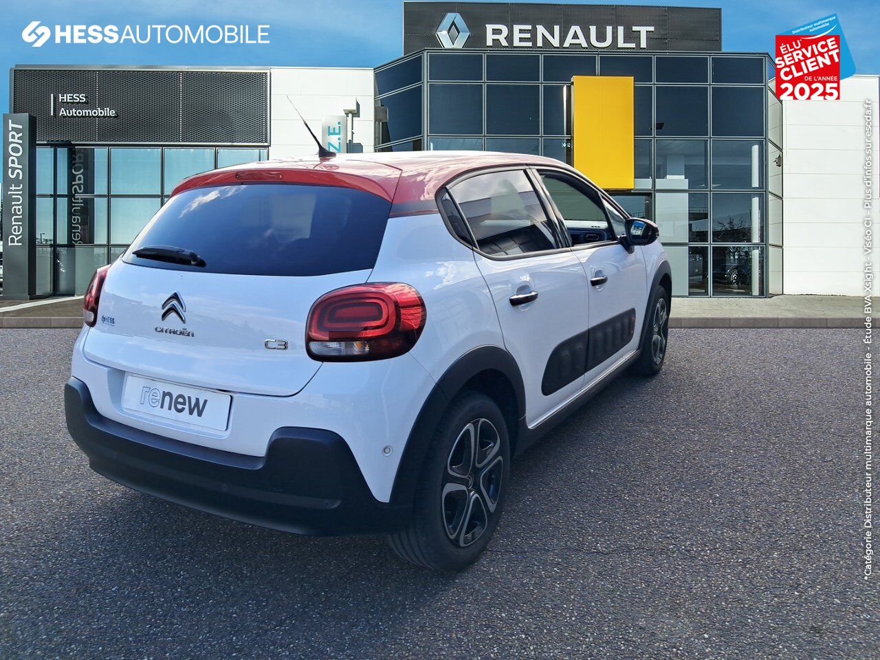 Véhicule d'occasion CITROEN C3 PURETECH 110CH SHINE S/S EAT6 E6.D-TEMP chez Renault Sélestat