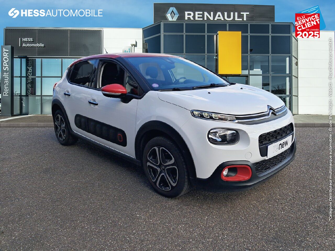 Véhicule d'occasion CITROEN C3 PURETECH 110CH SHINE S/S EAT6 E6.D-TEMP chez Renault Sélestat