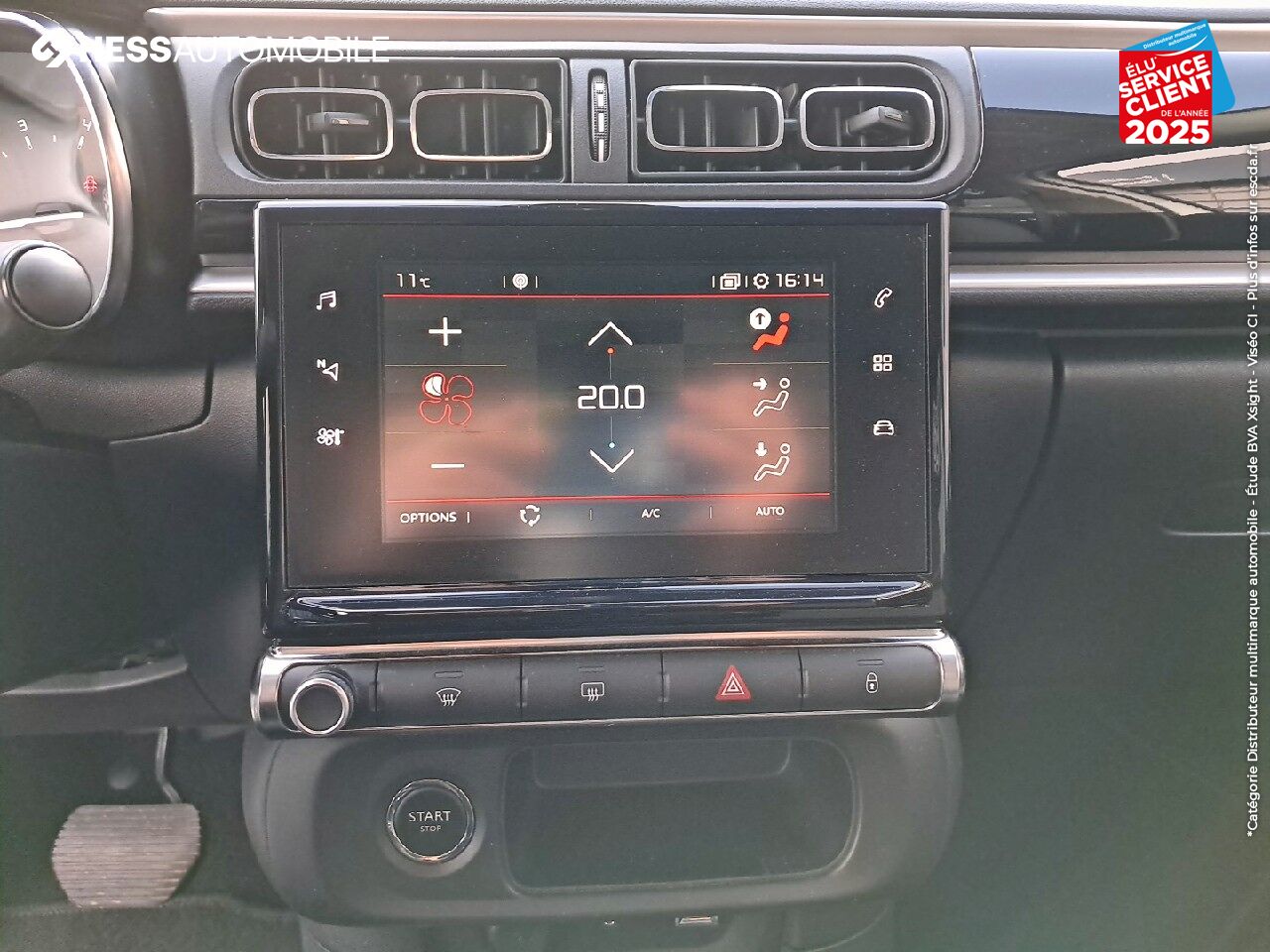 Véhicule d'occasion CITROEN C3 PURETECH 110CH SHINE S/S EAT6 E6.D-TEMP chez Renault Sélestat