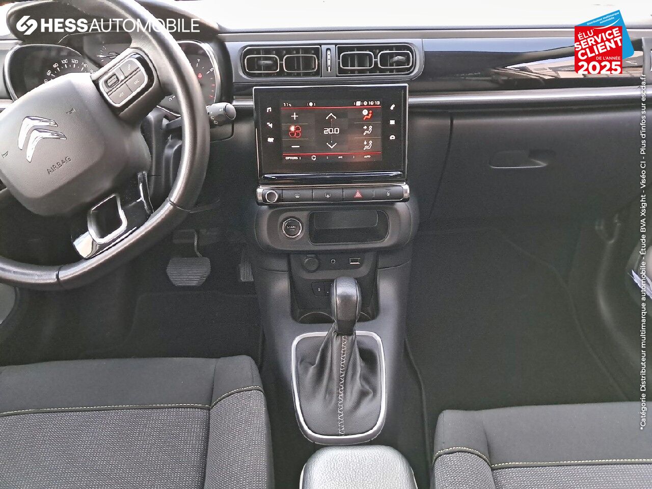 Véhicule d'occasion CITROEN C3 PURETECH 110CH SHINE S/S EAT6 E6.D-TEMP chez Renault Sélestat