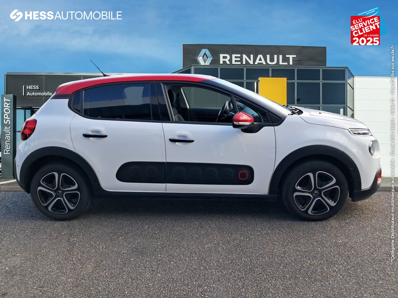 Véhicule d'occasion CITROEN C3 PURETECH 110CH SHINE S/S EAT6 E6.D-TEMP chez Renault Sélestat