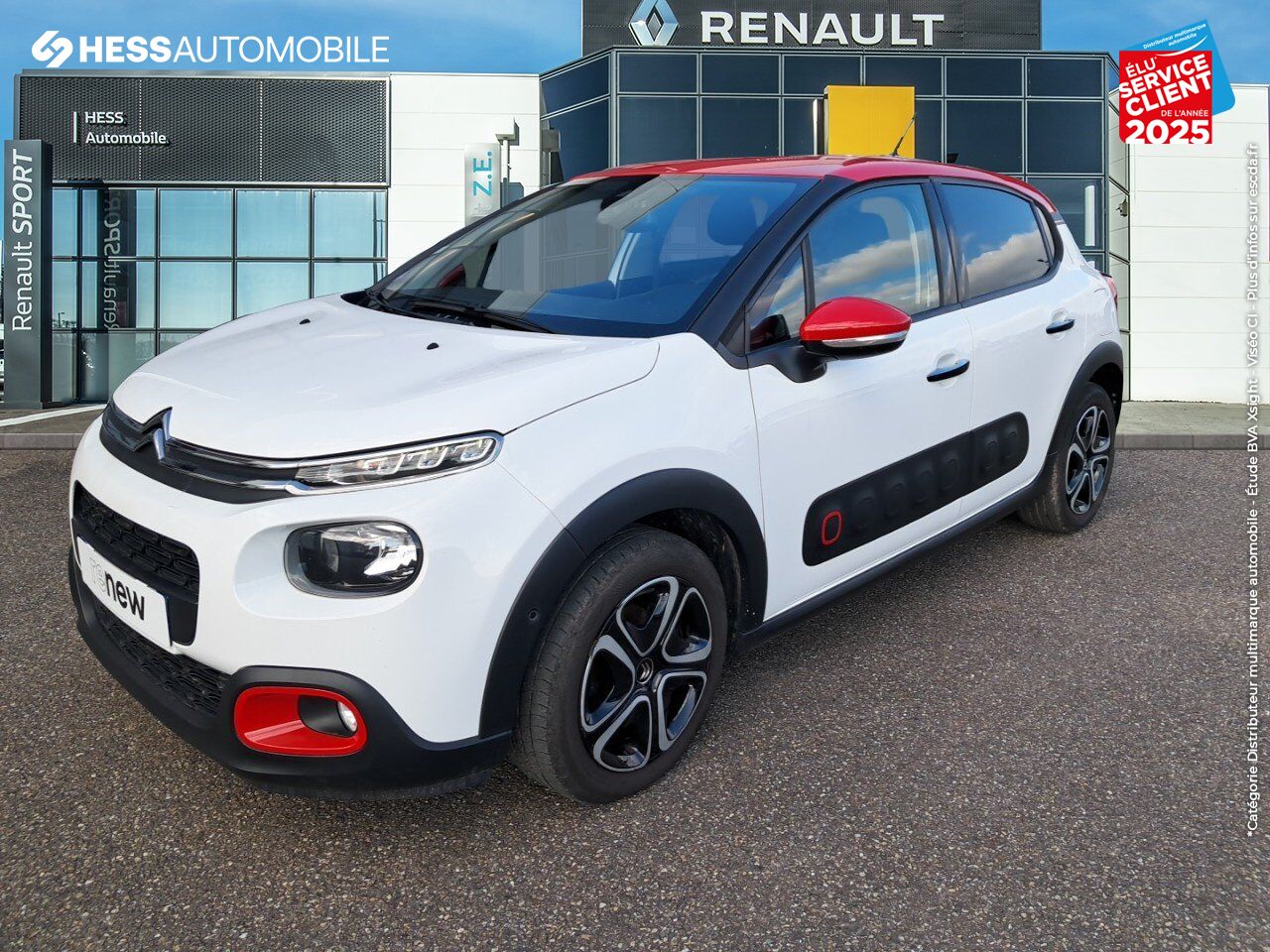 Véhicule d'occasion CITROEN C3 PURETECH 110CH SHINE S/S EAT6 E6.D-TEMP chez Renault Sélestat