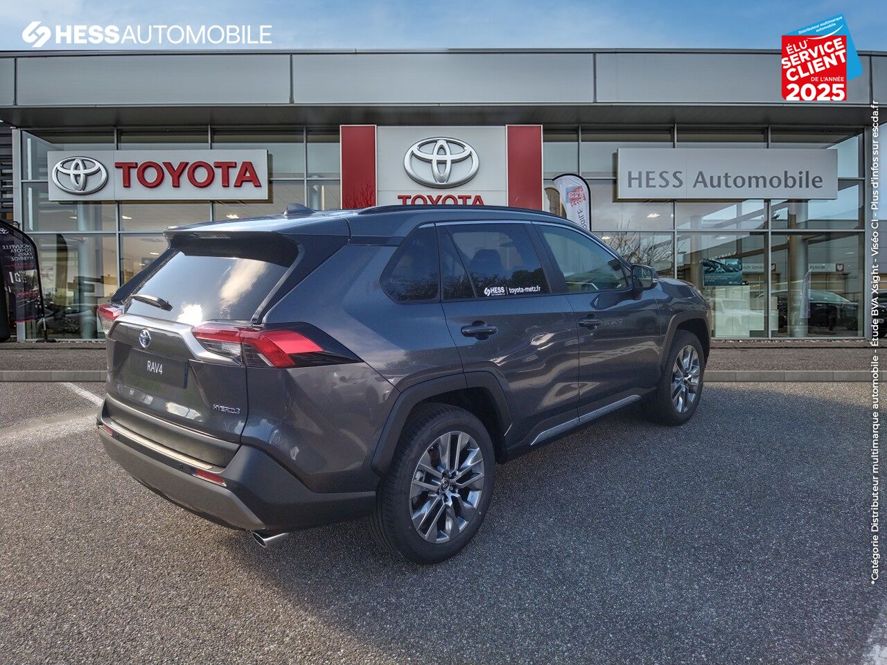 Véhicule neuf TOYOTA RAV4 2.5 HYBRIDE 218CH LOUNGE 2WD MY24 chez Toyota Metz