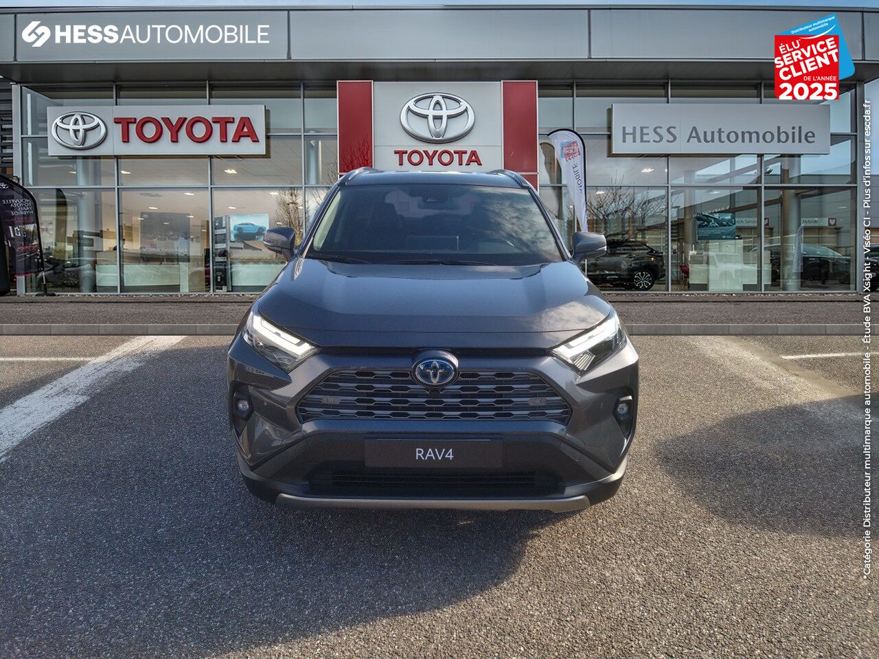 Véhicule neuf TOYOTA RAV4 2.5 HYBRIDE 218CH LOUNGE 2WD MY24 chez Toyota Metz