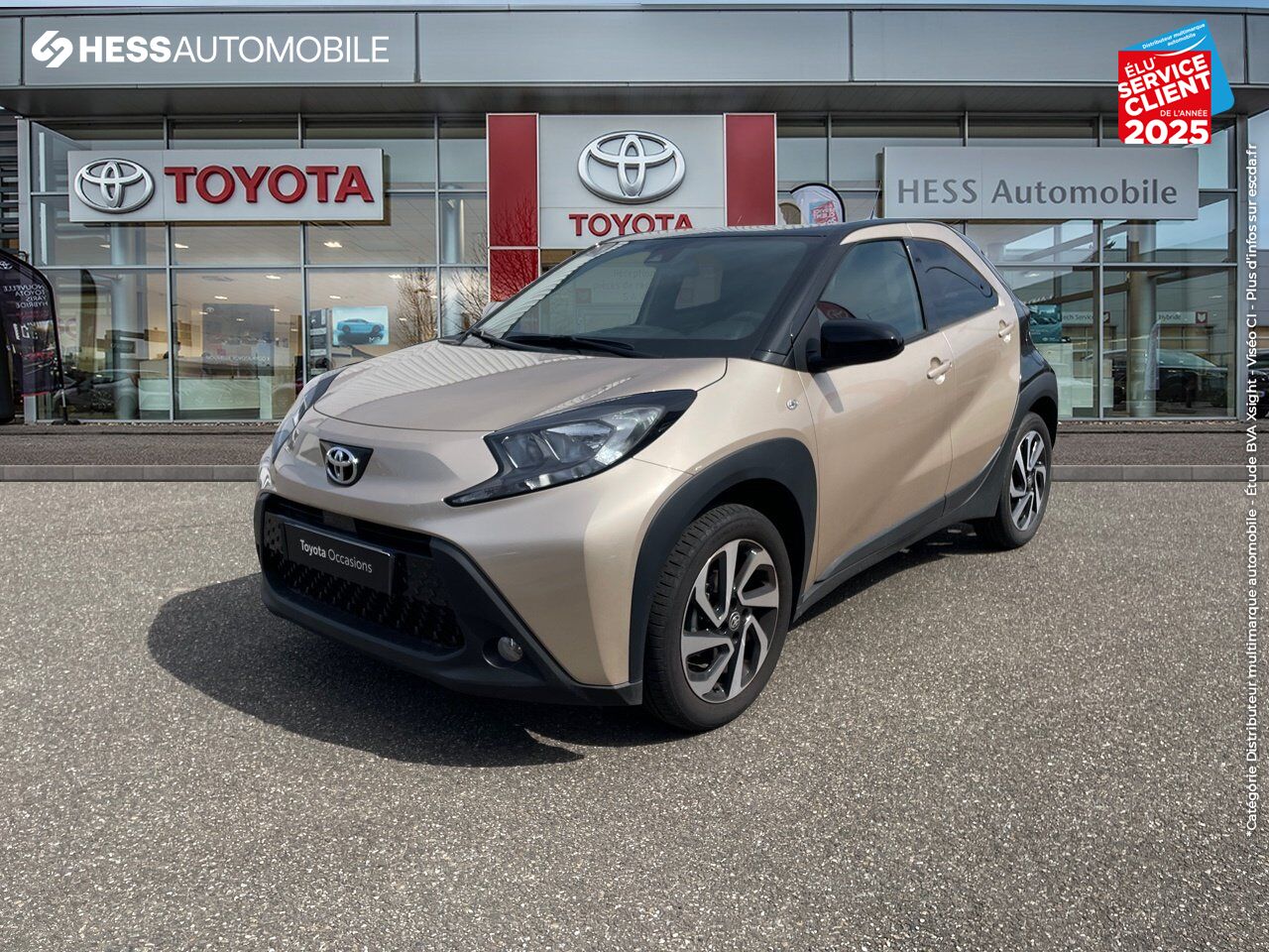 Véhicule d'occasion TOYOTA AYGO X 1.0 VVT-I 72CH DESIGN S-CVT MY24 chez Toyota Sarreguemines