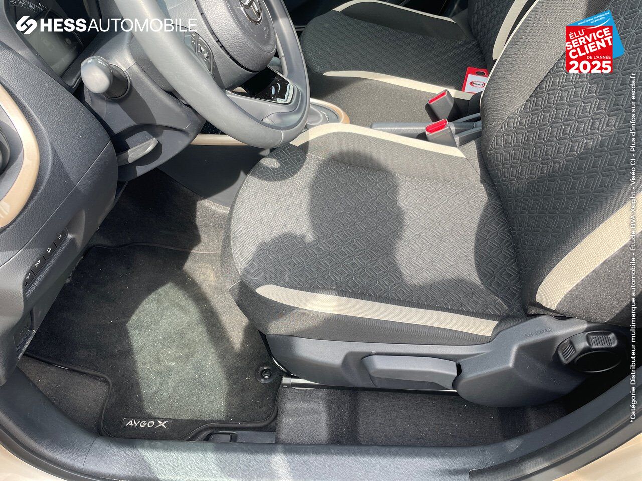 Véhicule d'occasion TOYOTA AYGO X 1.0 VVT-I 72CH DESIGN S-CVT MY24 chez Toyota Sarreguemines