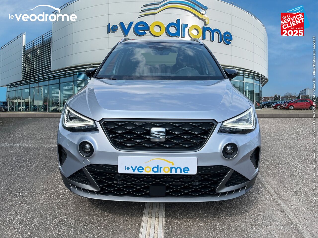Véhicule d'occasion SEAT ARONA 1.0 TSI 110CH FR DSG7 CAMERA GPS RADAR AV/AR chez Le Veodrome