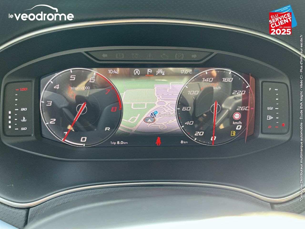Véhicule d'occasion SEAT ARONA 1.0 TSI 110CH FR DSG7 CAMERA GPS RADAR AV/AR chez Le Veodrome