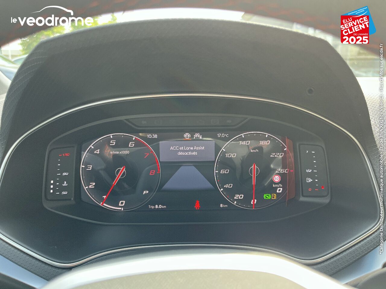Véhicule d'occasion SEAT ARONA 1.0 TSI 110CH FR DSG7 CAMERA GPS RADAR AV/AR chez Le Veodrome