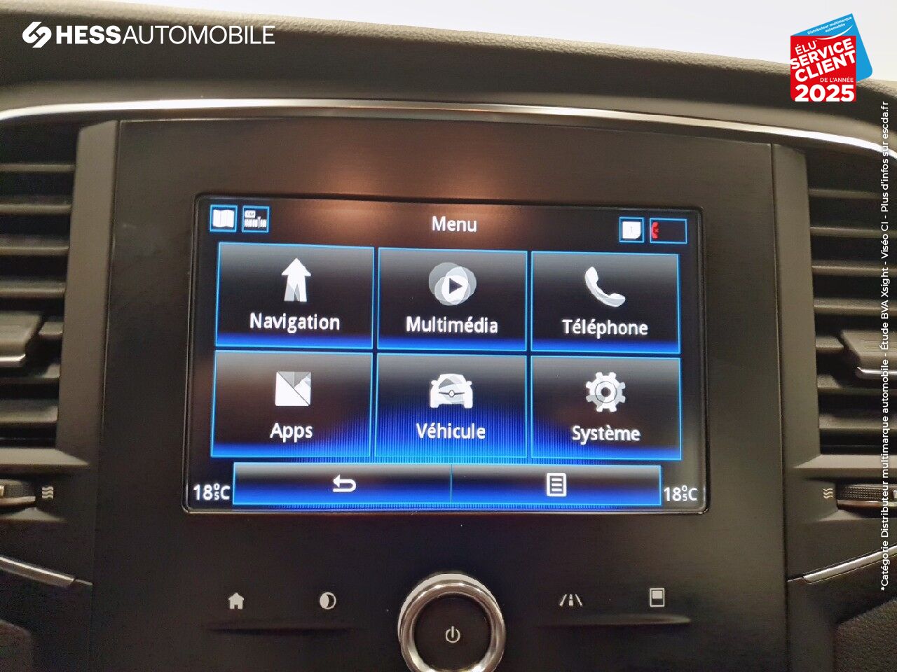 Véhicule d'occasion RENAULT MEGANE ESTATE 1.5 BLUE DCI 115CH BUSINESS chez Renault Strasbourg