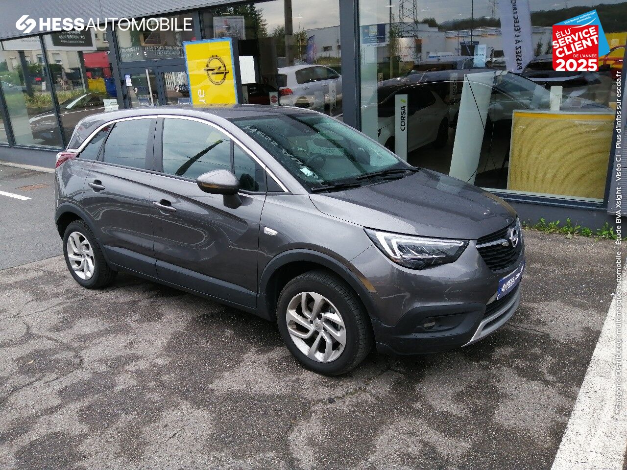 Véhicule d'occasion OPEL CROSSLAND X 1.2 TURBO 110CH ELEGANCE 6CV LED RADAR AR chez Opel Thionville
