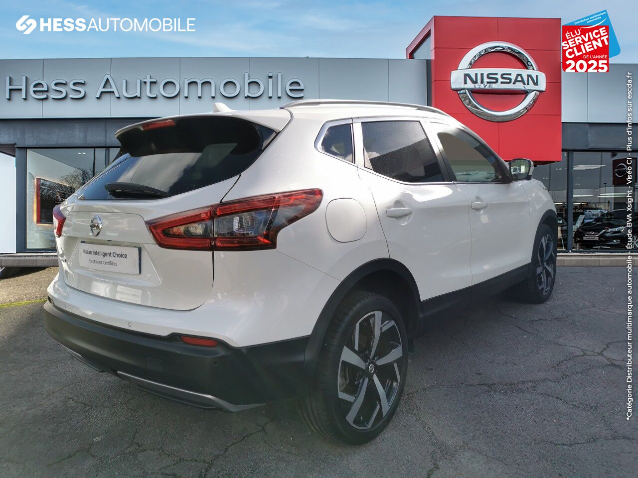 Véhicule d'occasion NISSAN QASHQAI 1.5 DCI 115CH TEKNA DCT 2019 TPANO CAMERA GPS CUIR SIEGES CHAUF chez Nissan Thionville