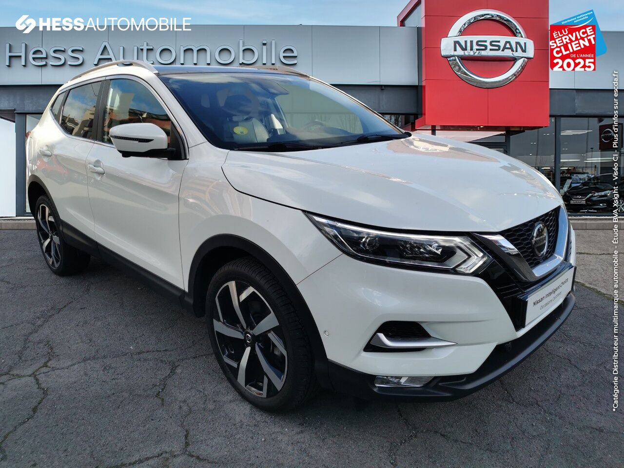 Véhicule d'occasion NISSAN QASHQAI 1.5 DCI 115CH TEKNA DCT 2019 TPANO CAMERA GPS CUIR SIEGES CHAUF chez Nissan Thionville