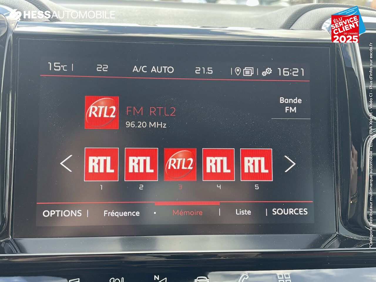 Véhicule d'occasion CITROEN C5 AIRCROSS PURETECH 130CH S/S FEEL GPS CAMERA chez Toyota Sarreguemines