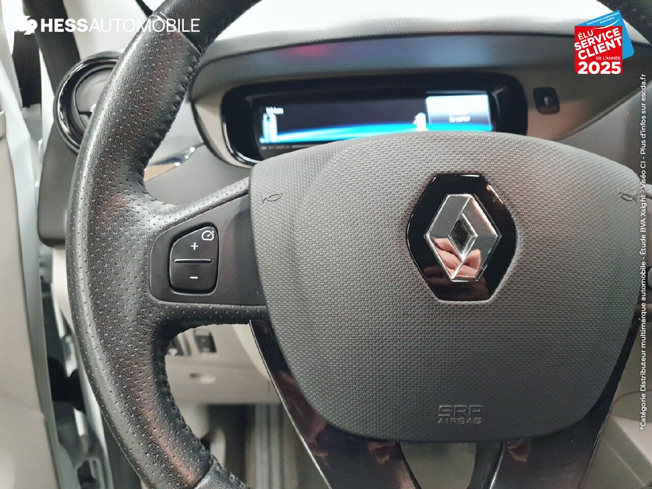 Véhicule d'occasion RENAULT ZOE INTENS CHARGE RAPIDE GPS CAMERA chez Renault Strasbourg