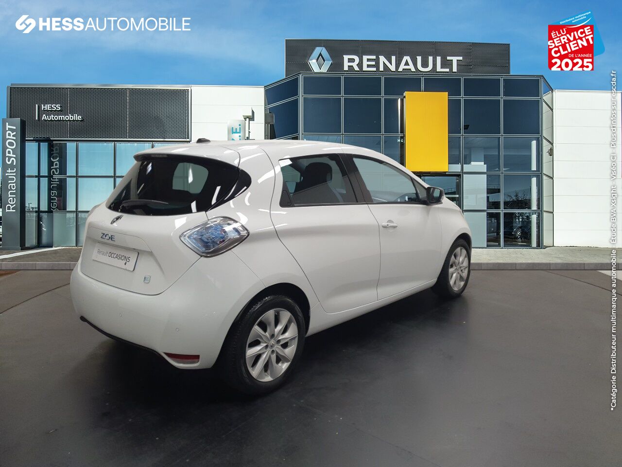 Véhicule d'occasion RENAULT ZOE INTENS CHARGE RAPIDE GPS CAMERA chez Renault Strasbourg